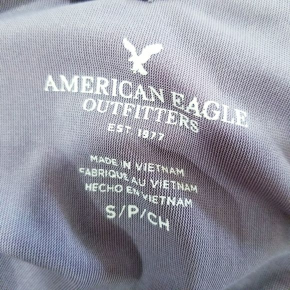 American Eagle Strappy Crushed Velvet Tank Top - Picture 6 of 7